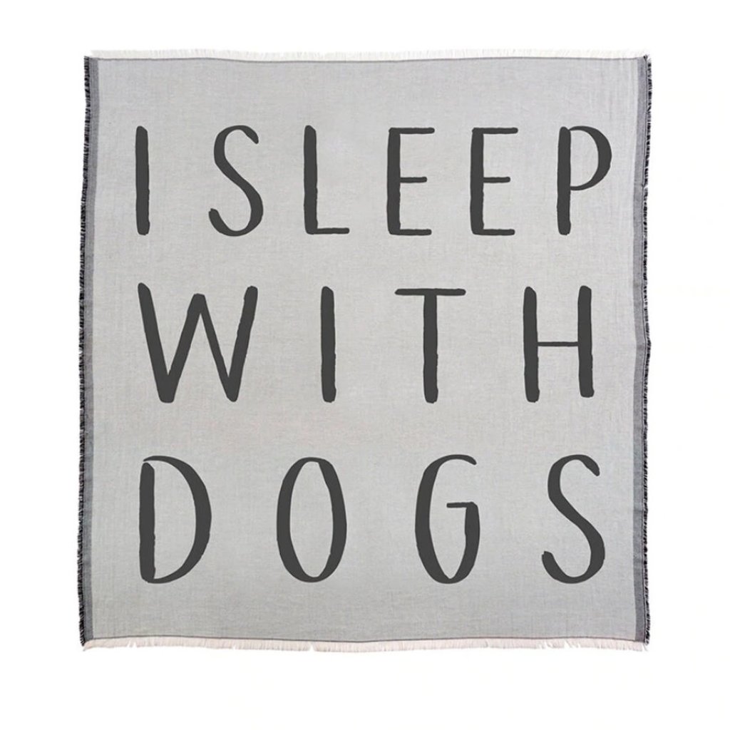 I Sleep with Dogs Throw