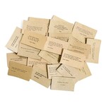 Gathered Thoughts Quotes Paper, 5x3",  Priced Individually