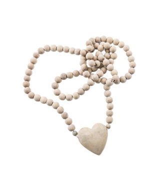 Heart Prayer Beads, 76"