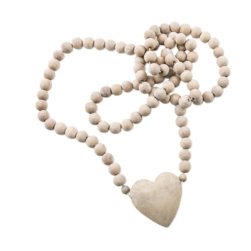Heart Prayer Beads, 76"