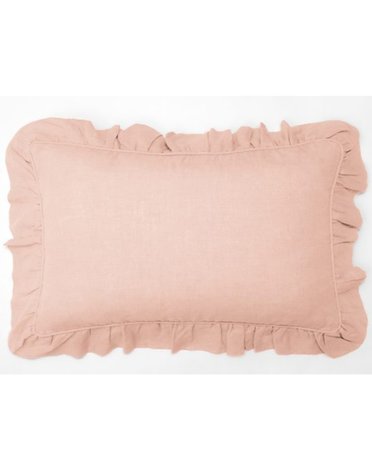 Basillo Lumbar Pillow, Pink Petal