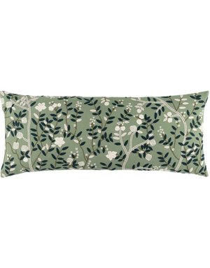 Elise Embroidered Decorative Pillow, Sage, 16x40