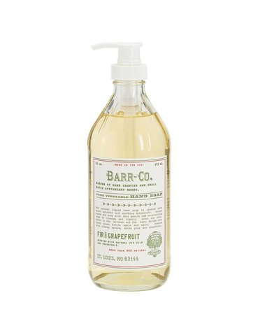Barr Co 16 oz Hand Soap, Fir/Grapefruit