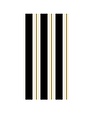 Black & Gold Awning Stripe Guest Napkin Set  of 16