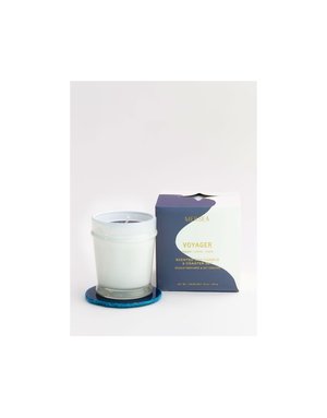 Mer-Sea Coaster Candle, Voyager, 9 oz