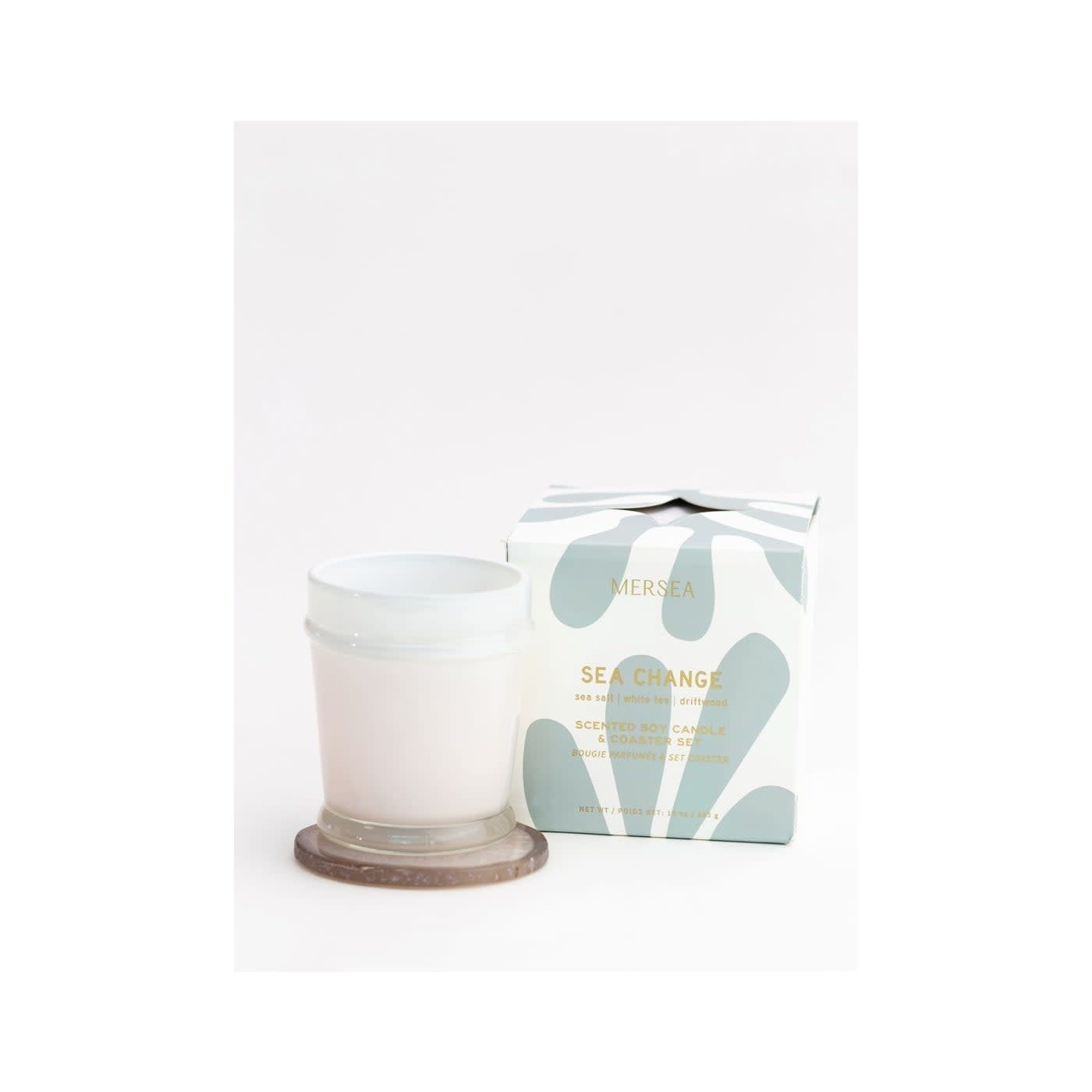 Mer-Sea Sea Change Coaster Candle,  9 oz