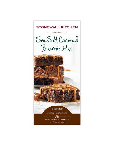 Stonewall Kitchen Sea Salt Caramel Brownie Mix, 17.5 oz