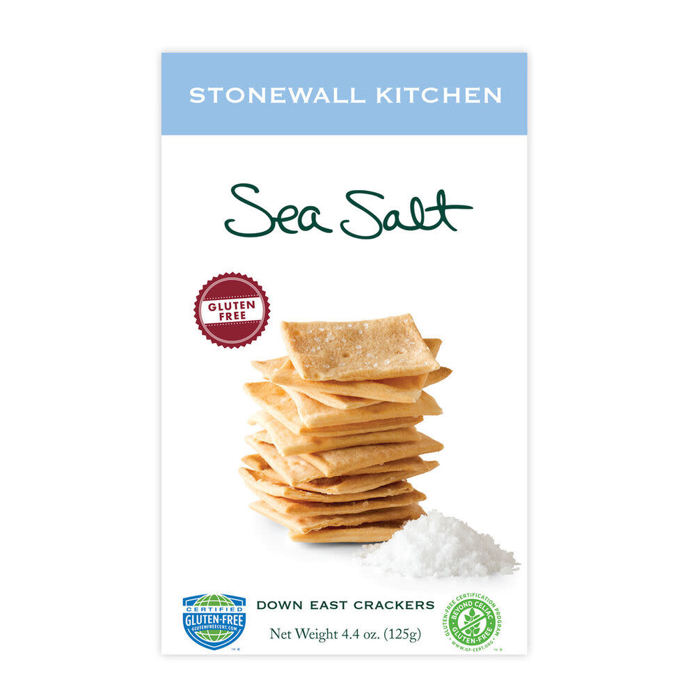 Stonewall Kitchen Gluten Free Sea Salt Crackers, 5 oz