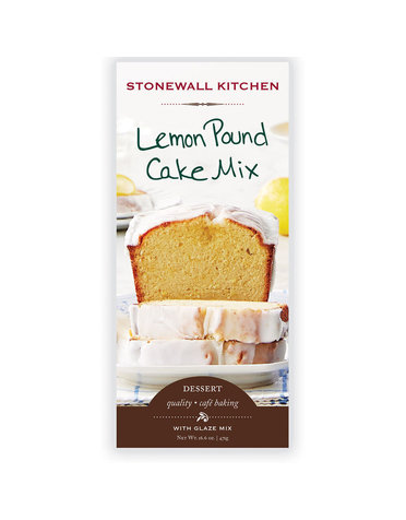 Stonewall Kitchen Lemon Pound Cake Mix w/ Glaze Mix, 16.6 oz