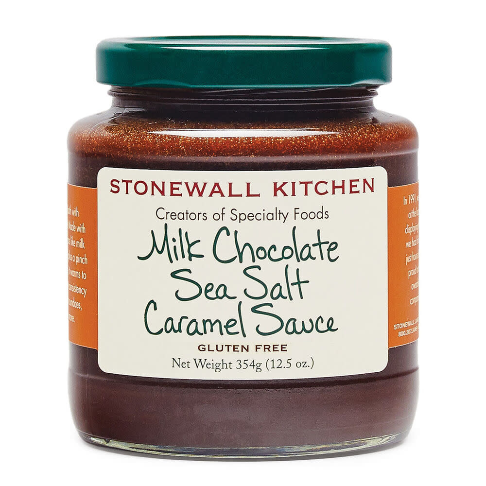 Stonewall Kitchen Milk Chocolate Sea Salt Caramel Sauce, 12.5 oz