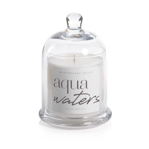 Apothocary Candle Dome Jar - Aqua Waters 10 oz