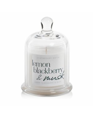 Apothocary Candle Dome Jar, Lemon Blackberry & Musk 10 oz