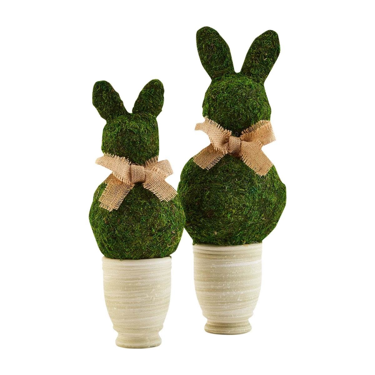 Preserved Moss Bunny Pot, Small, Available for local pick up