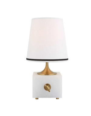 Blockhead Mini Lamp, Satin Brass, 6 x 6