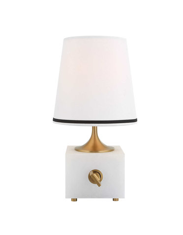 Blockhead Mini Lamp, Satin Brass, 6 x 6