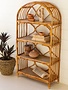 Rattan Four Tiered Shelf, Available for local pick up