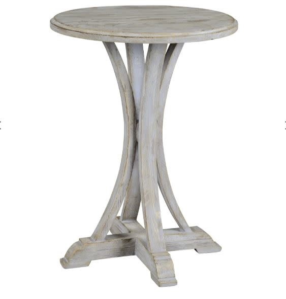 Zach Side Table (Cottage White), Available for local pick up