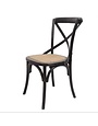 Brody X-Back Side Chair (Black Wash), Available for local pick up