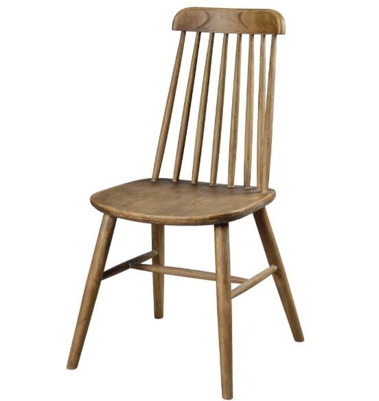 Lloyd Chair, Medium Brown Wash, 17 x 22 x 36  Furniture Available for Local Delivery or Pick Up