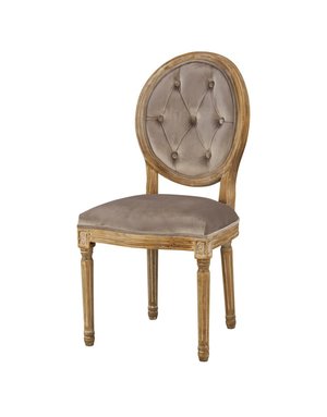 Meg Tufted Side Chair, Chantel Ash, Available for local pick up