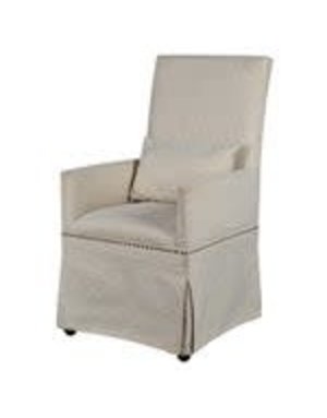 Margaret Dining Chair, French Linen, Available for local pick up