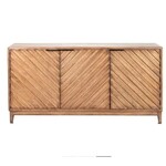 Aurora 3 Door Cabinet, Antique Natural, 67 X 18 X 34, Furniture Available for Local Delivery or Pick Up