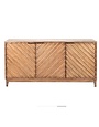 Aurora 3 Door Cabinet, Antique Natural, 67 X 18 X 34, Furniture Available for Local Delivery or Pick Up