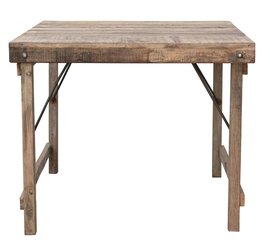 Reclaimed wood 2024 folding table