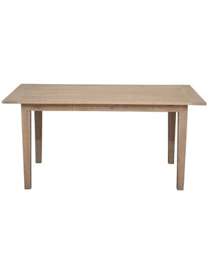 Oak Wood Planked Table, Natural, 63 x 39 x 29.5 Furniture Available for Local Delivery or Pick Up