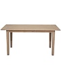 Oak Wood Planked Table, Natural, 63 x 39 x 29.5 Furniture Available for Local Delivery or Pick Up