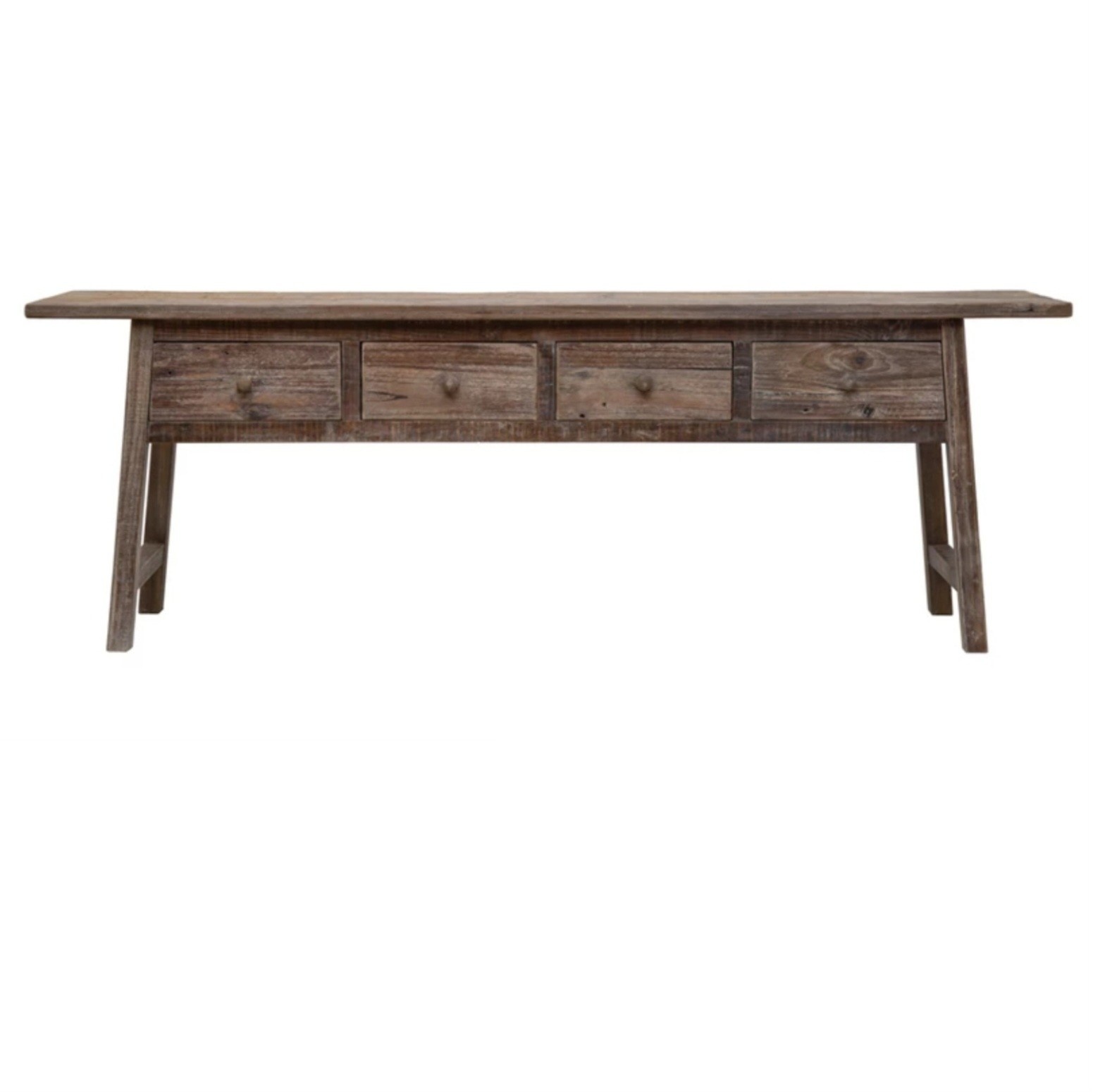Reclaimed Pine Wood Console Table 70 x 15 x 24 Furniture Available for Local Delivery or Pick Up