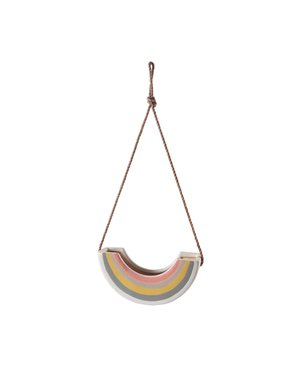 Rainbow Hang Planter, 19.5"11.25"x 2.75"x 24", Available for local pick up