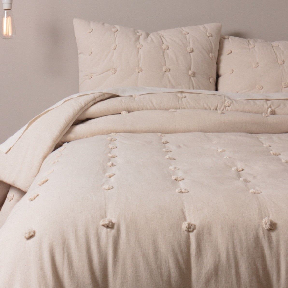 Astrid Quilt, Queen, Natural