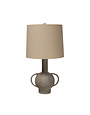 Distressed Table Lamp w/ Shade and Handles, 12x23", Available for local pick up