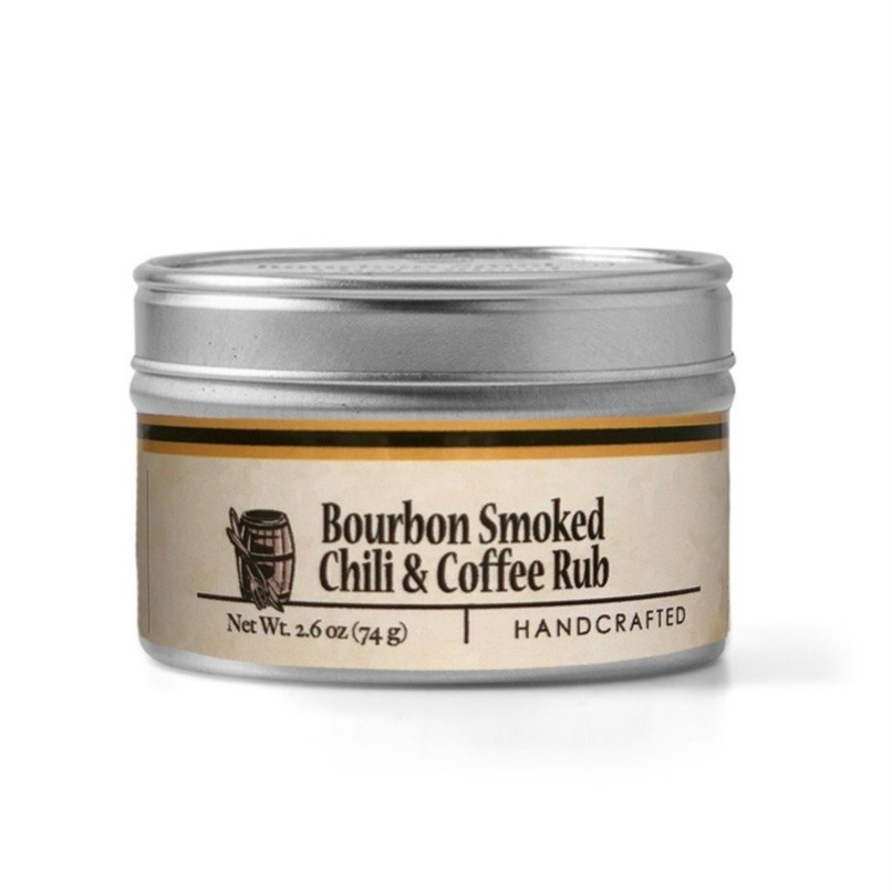 Bourbon Barrel Foods  Smoked Chili Coffee Rub Tin, 3.5 oz.