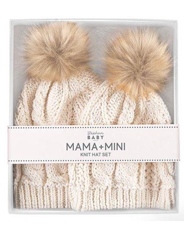 Mama + Me Knit Hat Set