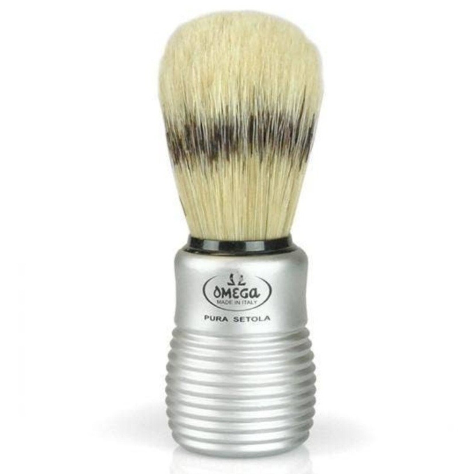 Boar Bristle Shave Brush with Aluminum Handle