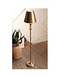 Antique Gold Table Lamp w/ Metal Shade 40  H Available for local pick up