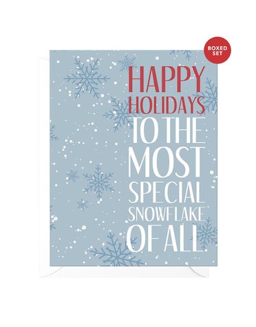 Special Snowflake Funny Holiday Card - Set of 8