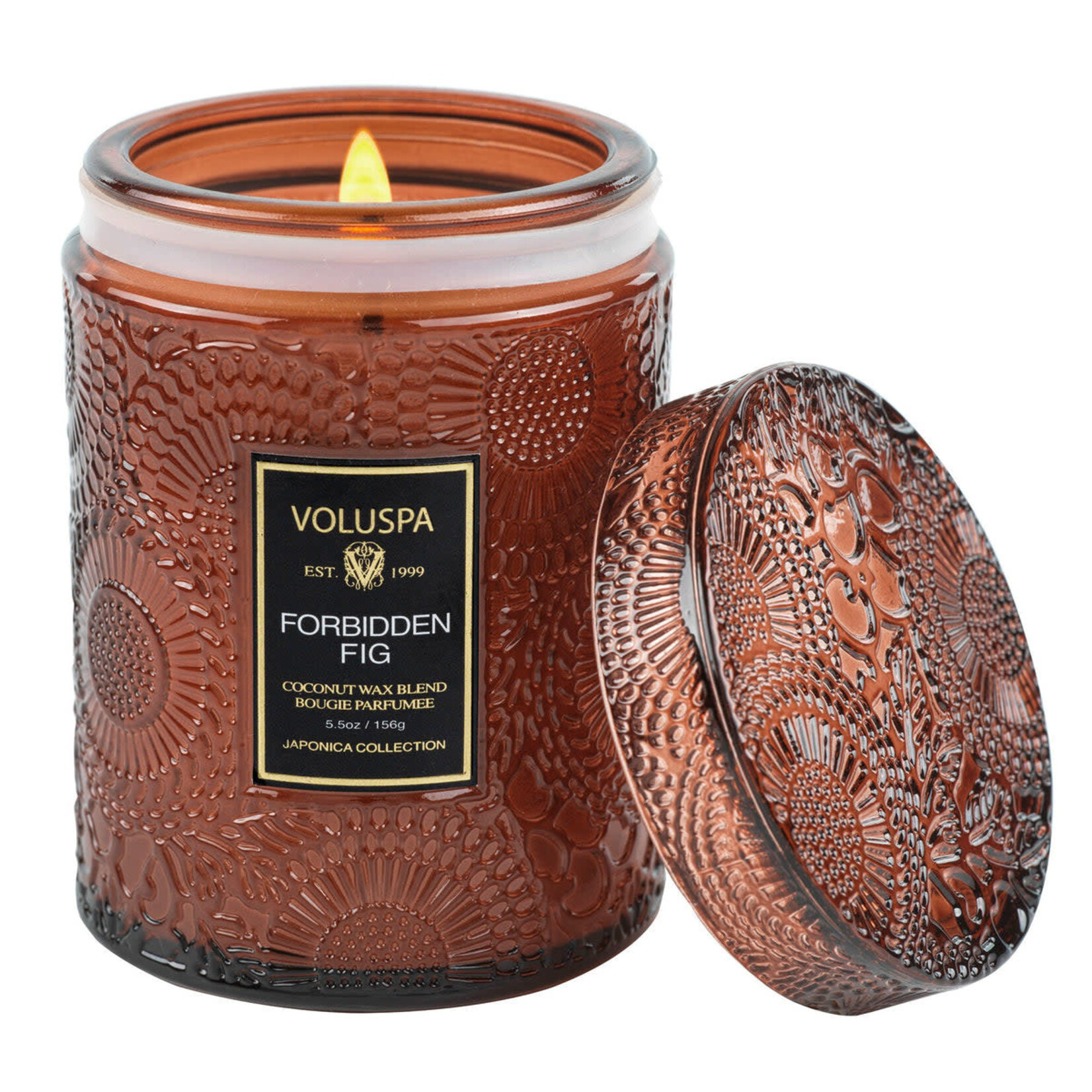 Voluspa Forbiden Fig Candle Jar, Small, 5.5 oz