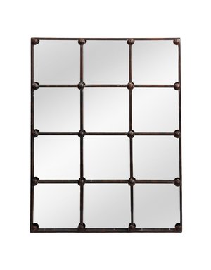 Cast Iron Rectangle Mirror, 20.5"x27.5", Available for local pick up