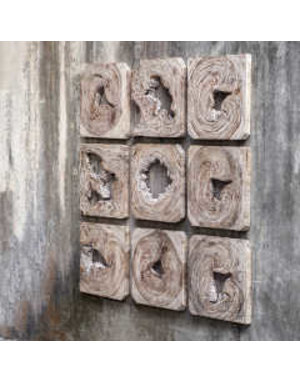 Bahati Wood Wall Art 16x16, Available for local pick up, priced separately