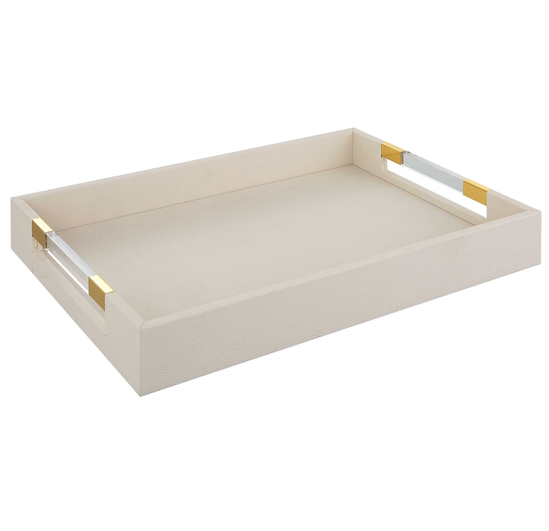 Wessex Tray, White, 19 W X 3 H X 14 D, Available for local pick up