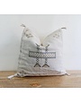 Sabra Silk Inspired Linen Pillow, 20x20