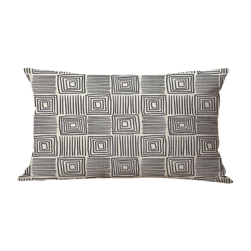 Outdoor Boho Decorative/Throw Lumbar Pillow 18x18, Indoor/Outdoor