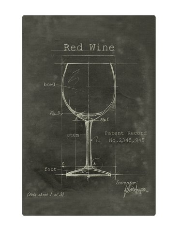 Red Wine Fabric Gallery Wrapped Wall Art 12X18, Available for local pick up