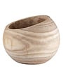 Natural Paulownia Asymmetrical Bowl