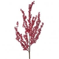 Weathered Berry Cluster Spray, Cranberry/Red