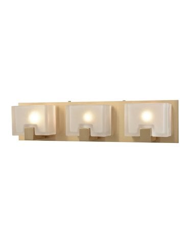 Ridgecrest Vanity Sconce w/ Cast Glass, 5"hx21"w, Available for local pick up