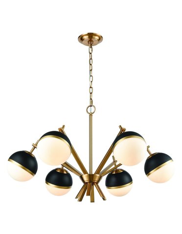 Blind Tiger 32'' Wide 6-Light Chandelier, Available for local pick up